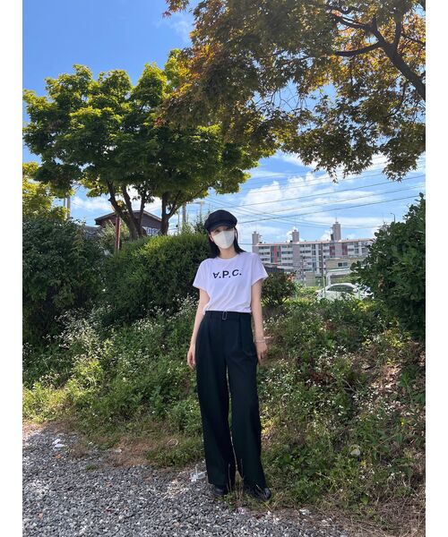 MUSINSA STANDARD WOMAN（ムシンサスタンダードウーマン）の「レディースリアルワイドベルトスラックス[ブラック]（スラックス・レディース・その他・34/32/30/29/31/24/25/26/27/28）」の21枚目の写真