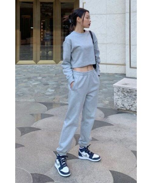 MUSINSA STANDARD WOMAN（ムシンサスタンダードウーマン）の「レディーススウェットパンツ[ミディアムグレー]（スウェットパンツ・レディース・その他・SMALL/MEDIUM/LARGE/X-SMALL）」の12枚目の写真