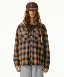 Soundcheck Hooded Shirt Brown
