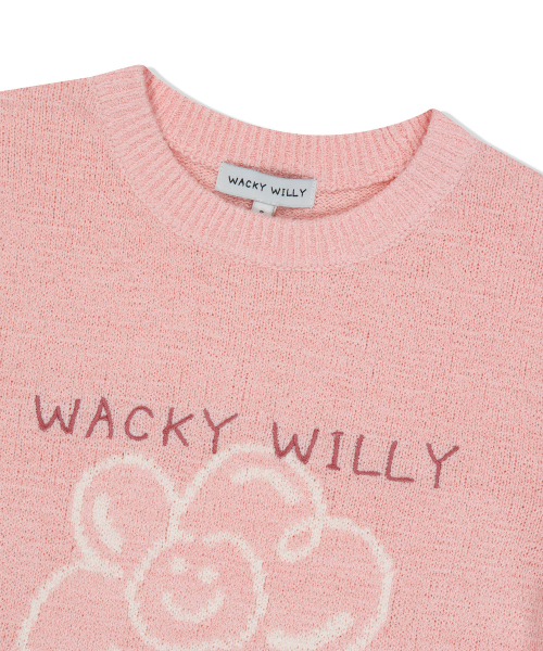 Wacky WiLLy(ワッキーウィリー)の「ウィメンズリリーグラフィック半袖ニットピンク(ニット/セーター・レディース・その他・SMALL/MEDIUM)」の5枚目の写真