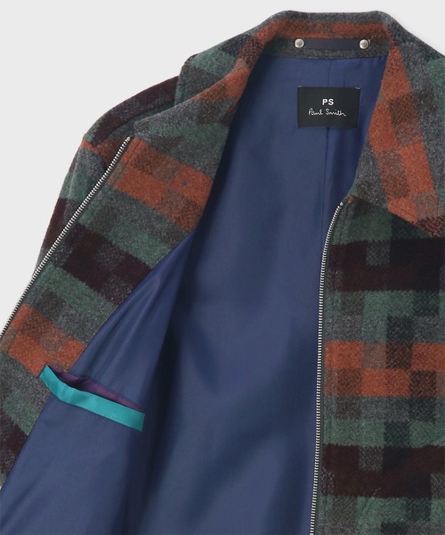 モザイクボーダー ツィードブルゾン / 252113 669Z（ブルゾン）｜PS