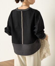 Jena espace merveilleux | 配色ドルマンダンボールカットソー(Tシャツ/カットソー)