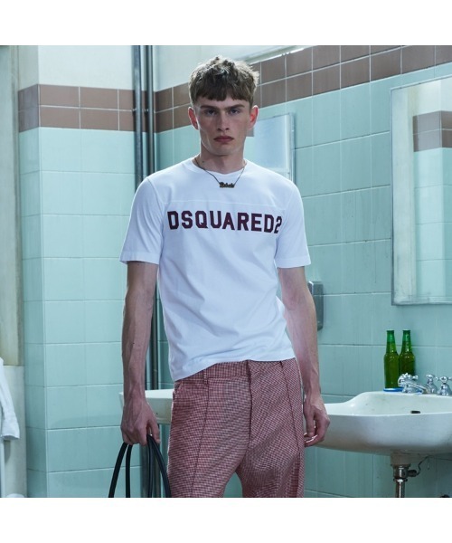 DSQUARED2(ディースクエアード)の「Vintage Fade Cool Football Fit T-Shirt/0261(Tシャツ/カットソー・メンズ・ホワイト・S/M/L/XL)」の3枚目の写真