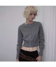 Classic Knit Cardigan [Gray]