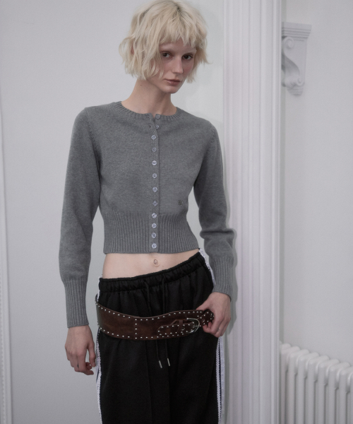 ROSEFRANTZ（ロゼフランツ）の「Classic Knit Cardigan [Gray]（カーディガン/ボレロ・レディース・アッシュグレー・OS）」の4枚目の写真