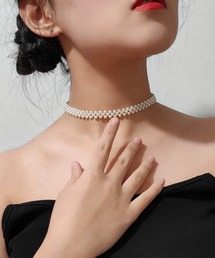 IRADOWL（アイラドール）の「粒パールチョーカーネックレス（チョーカー）」