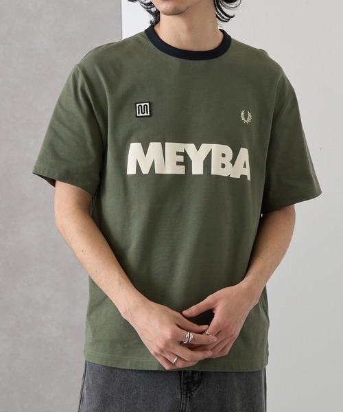 FRED PERRY(フレッドペリー)の「【FRED PERRY】MEYBA RINGER T-SHIRT サッカー Tシャツ SM2163(Tシャツ/カットソー・メンズ・カーキ・M/L/XL/S)」の1枚目の写真