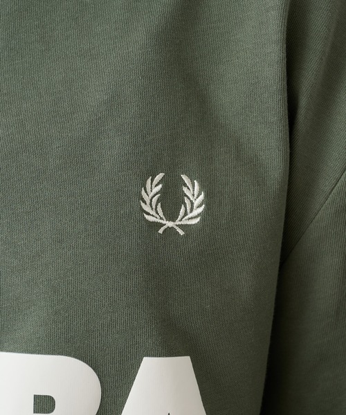 FRED PERRY(フレッドペリー)の「【FRED PERRY】MEYBA RINGER T-SHIRT サッカー Tシャツ SM2163(Tシャツ/カットソー・メンズ・カーキ・M/L/XL/S)」の15枚目の写真
