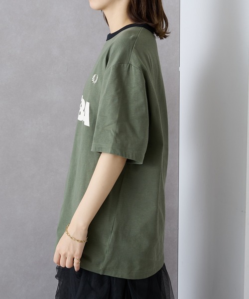 FRED PERRY(フレッドペリー)の「【FRED PERRY】MEYBA RINGER T-SHIRT サッカー Tシャツ SM2163(Tシャツ/カットソー・メンズ・カーキ・M/L/XL/S)」の9枚目の写真
