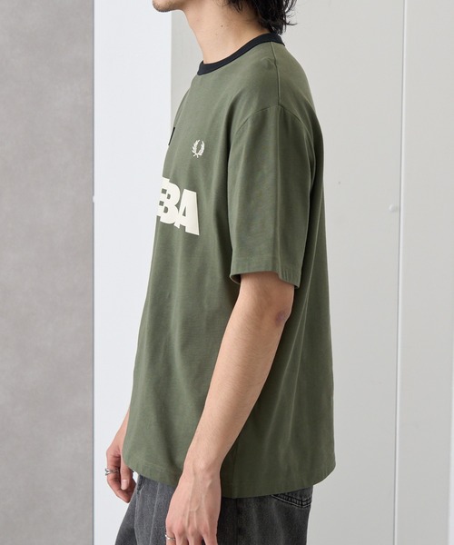 FRED PERRY(フレッドペリー)の「【FRED PERRY】MEYBA RINGER T-SHIRT サッカー Tシャツ SM2163(Tシャツ/カットソー・メンズ・カーキ・M/L/XL/S)」の11枚目の写真