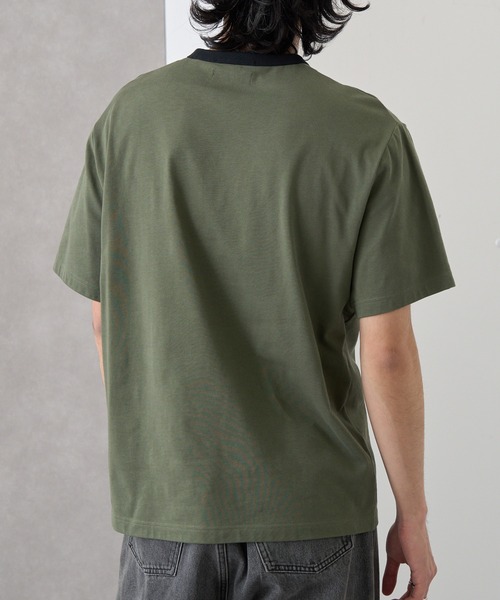 FRED PERRY(フレッドペリー)の「【FRED PERRY】MEYBA RINGER T-SHIRT サッカー Tシャツ SM2163(Tシャツ/カットソー・メンズ・カーキ・M/L/XL/S)」の12枚目の写真
