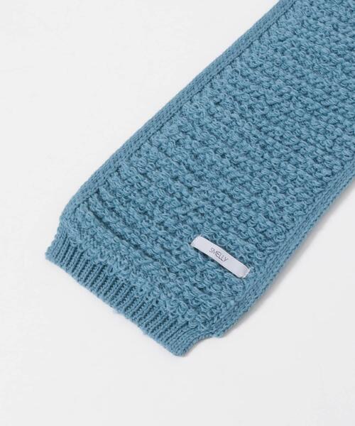 SMELLY（スメリー）の「コンパクトニットマフラー（マフラー・レディース・ベージュ/ブラウン/ブルー・-）」の12枚目の写真