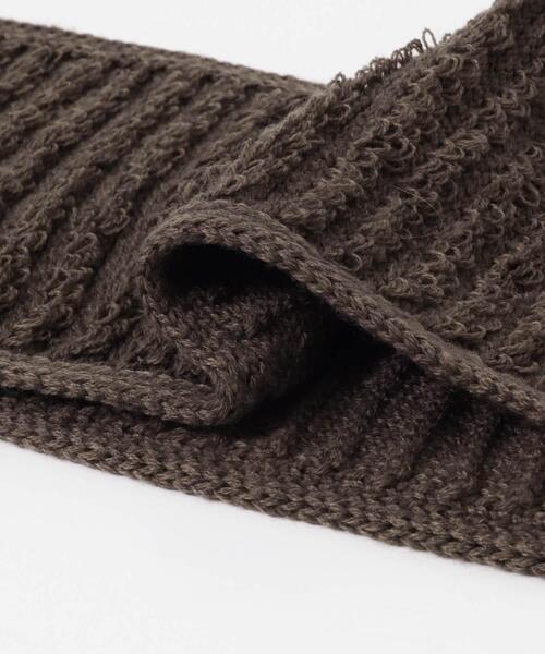 SMELLY（スメリー）の「コンパクトニットマフラー（マフラー・レディース・ベージュ/ブラウン/ブルー・-）」の7枚目の写真