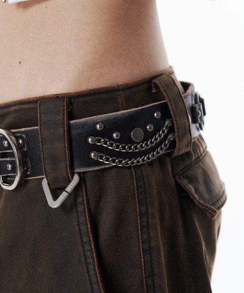 JOSE MOON(ジョゼムーン)の「JOSE MOON BELT SV/ジョゼムーンベルト(ベルト・レディース・ブラック・FREE)」の4枚目の写真