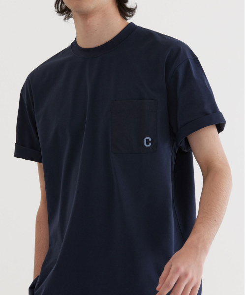 COVERNAT(カバーナット)の「ソロナナイロンポケットTシャツ Dark Navy(Tシャツ/カットソー・レディース・その他・X-SMALL/SMALL/MEDIUM/LARGE/X-LARGE/XX-LARGE)」の2枚目の写真