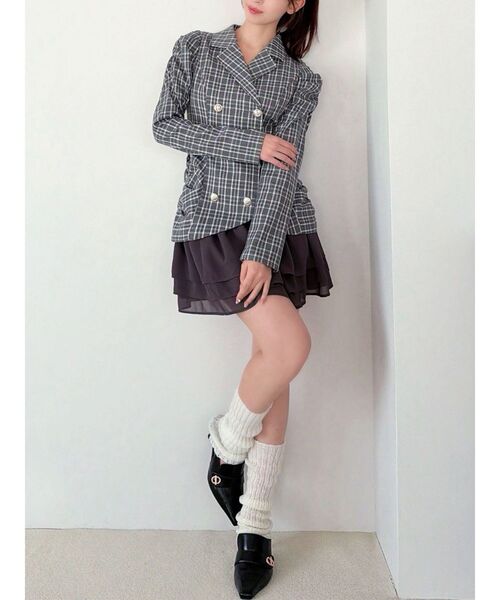 RESEXXY（リゼクシー）の「ヘムフリルテーラードミニワンピース