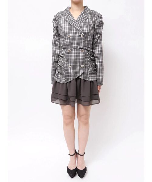 RESEXXY（リゼクシー）の「ヘムフリルテーラードミニワンピース