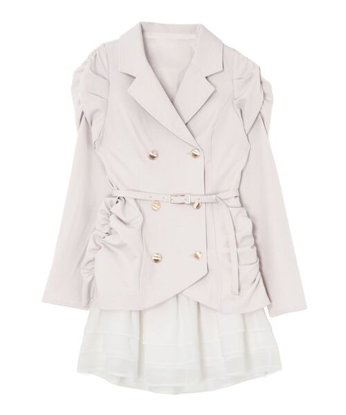 RESEXXY（リゼクシー）の「ヘムフリルテーラードミニワンピース