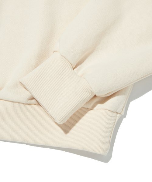 suade（スエード）の「HALF ZIP UP [IVORY]（スウェット・レディース・その他・FREE）」の5枚目の写真
