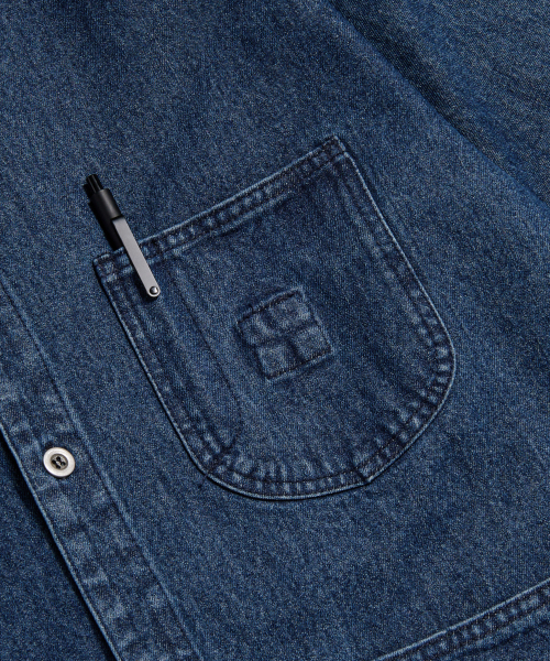 ESPIONAGE（エスピオナジ）の「Denim Coverall Shirt Jacket Mid Indigo（シャツ/ブラウス・レディース・その他・MEDIUM/LARGE/X-LARGE）」の7枚目の写真