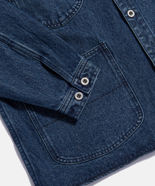 ESPIONAGE（エスピオナジ）の「Denim Coverall Shirt Jacket Mid Indigo（シャツ/ブラウス・レディース・その他・MEDIUM/LARGE/X-LARGE）」の9枚目の写真