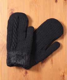 レディースの手袋（ブラック/黒色系・ミトン）ファッション通販 - ZOZOTOWN