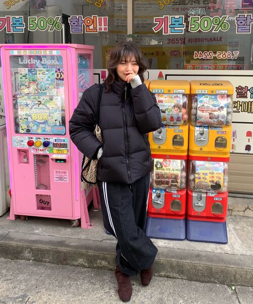 SLOW RECORD HOUSE（スローレコードハウス）の「サイドトラックデニムパンツ_ブラック（デニムパンツ・レディース・その他・MEDIUM/LARGE）」の16枚目の写真
