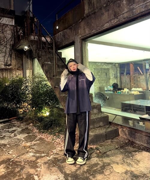 SLOW RECORD HOUSE（スローレコードハウス）の「サイドトラックデニムパンツ_ブラック（デニムパンツ・レディース・その他・MEDIUM/LARGE）」の20枚目の写真