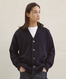 BLOND9（ブロンドナイン）の「BASIC KNIT CARDIGAN_NAVY（カーディガン/ボレロ）」