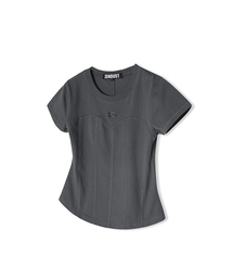 Wonder Corset Short-sleeve DARK GREY