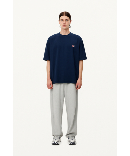 MISS BAKER(ミス ベイカー)の「ハートベイカーパッチTシャツネイビー(メンズ)(Tシャツ/カットソー・メンズ・ネイビー・LARGE/X-LARGE)」の4枚目の写真