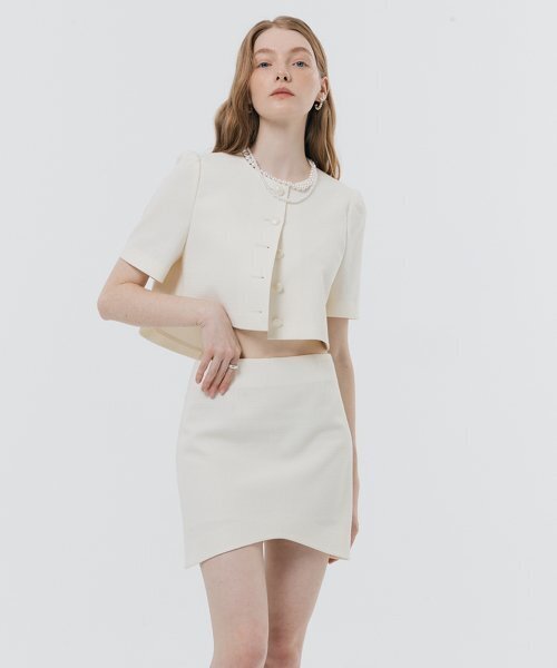 SILN(シルン)の「Tweed mini skirt (IVORY)(スカート・レディース・その他・MEDIUM/SMALL)」の3枚目の写真