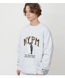 NP STUDIO（エヌピースタジオ）の「フィーダーズグラフィックオーバーサイズスウェットシャツホワイトメランジ（スウェット）」