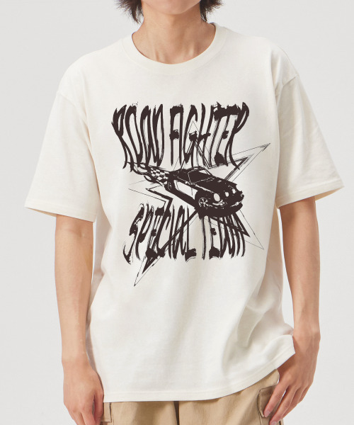 BY.L（バイエル）の「ロードファイター 半袖Tシャツクリーム（Tシャツ/カットソー・メンズ・その他・MEDIUM/LARGE/X-LARGE）」の3枚目の写真