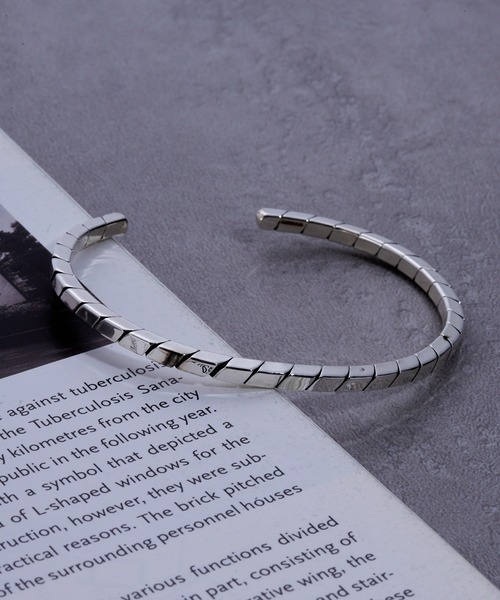 【MAISON CLUB】Vintage Bias Bangle/Silver925/ ヴィンテージ バイアス バングル シルバー925KUN