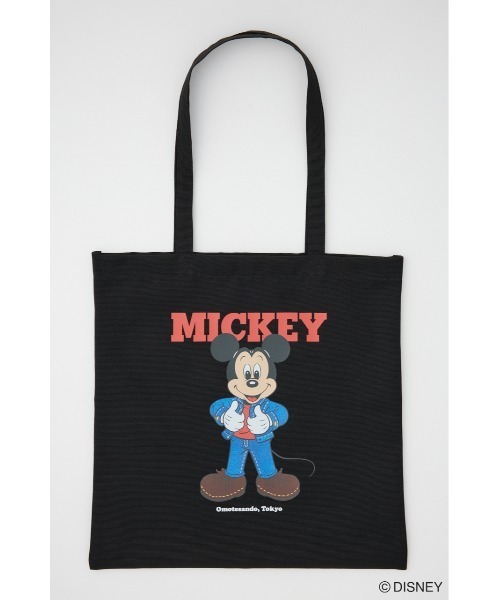 Disney SERIES CREATED by MUS(ディズニーシリーズクリエイテッドバイエムユーエス)の「MD OMTSD トートバッグ / MICKEY(トートバッグ・レディース・オフホワイト/ブラック・FREE)」の3枚目の写真