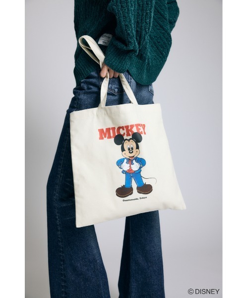 Disney SERIES CREATED by MUS(ディズニーシリーズクリエイテッドバイエムユーエス)の「MD OMTSD トートバッグ / MICKEY(トートバッグ・レディース・オフホワイト/ブラック・FREE)」の17枚目の写真