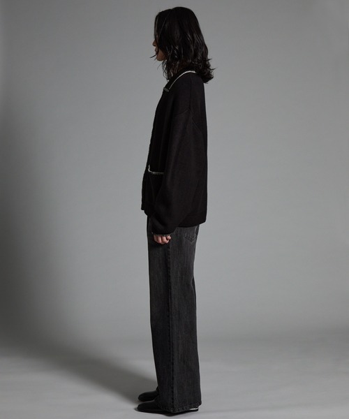 VELNUS(ベルナス)の「【VELNUS】【12oz】スラブ風セミワイドフレア デニムパンツ/Slab like semi-wide flare denim pants(デニムパンツ・メンズ・ブルー/ブラック・L/M/S)」の10枚目の写真