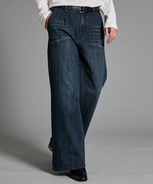 VELNUS(ベルナス)の「【VELNUS】【12oz】スラブ風セミワイドフレア デニムパンツ/Slab like semi-wide flare denim pants(デニムパンツ・メンズ・ブルー/ブラック・L/M/S)」の13枚目の写真