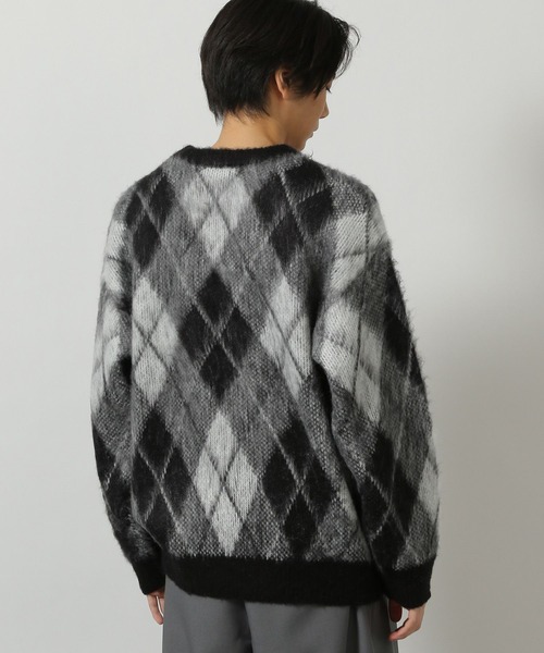 セール】アーガイルシャギーニットプルオーバー / 633259（ニット