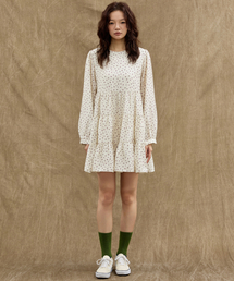 manavis7（マナビスセブン）の「Tiny Blossom Cancan One-Piece [Ivory]（ワンピース）」