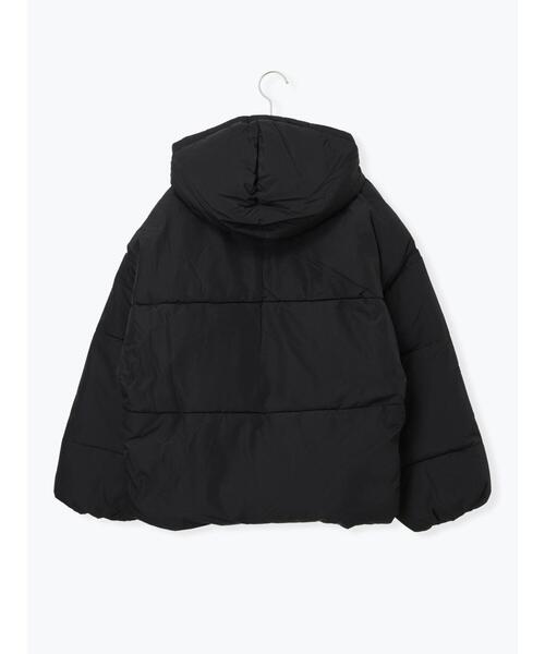 Samansa Mos2（サマンサ モスモス）の「【ZOZO限定】スタンドフードフェイクダウン（ブルゾン・レディース・ブラック/キナリ・F）」の22枚目の写真