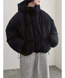 Samansa Mos2 | 【ZOZO限定】スタンドフードフェイクダウン(ブルゾン)