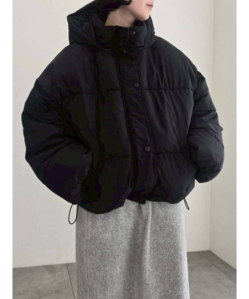 セール】【ZOZO限定】スタンドフードフェイクダウン（ブルゾン