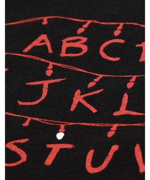 Little sunny bite(リトルサニーバイト)の「【Little sunny bite】stranger things x little sunny bite graphic big tee(Tシャツ/カットソー・レディース・ホワイト/ブラック/ピンク・MEDIUM/SMALL)」の16枚目の写真