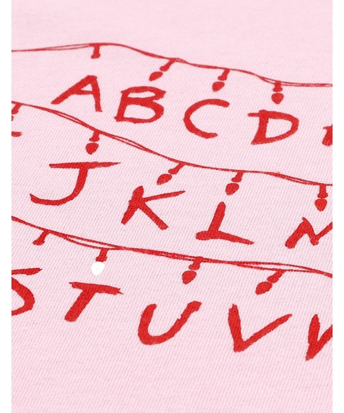 Little sunny bite(リトルサニーバイト)の「【Little sunny bite】stranger things x little sunny bite graphic big tee(Tシャツ/カットソー・レディース・ホワイト/ブラック/ピンク・MEDIUM/SMALL)」の13枚目の写真
