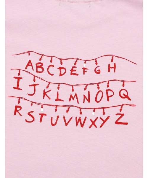 Little sunny bite(リトルサニーバイト)の「【Little sunny bite】stranger things x little sunny bite graphic big tee(Tシャツ/カットソー・レディース・ホワイト/ブラック/ピンク・MEDIUM/SMALL)」の12枚目の写真