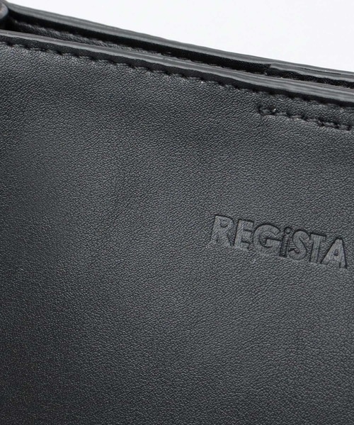 REGiSTA（レジスタ）の「スプリットレザー（牛床革） スクエア ミニショルダーバッグ（ショルダーバッグ・メンズ・ブラック/ブラック系その他・FREE）」の14枚目の写真