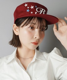 SPINNS（スピンズ）の「ピルボックスキャップ/スター/刺繍ロゴ/ユニセックス（キャップ）」