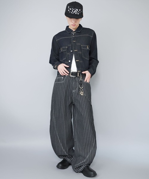 SPINNS(スピンズ)の「ピルボックスキャップ/スター/刺繍ロゴ/ユニセックス(キャップ・メンズ・ブラック/ワイン・ONESIZE)」の9枚目の写真